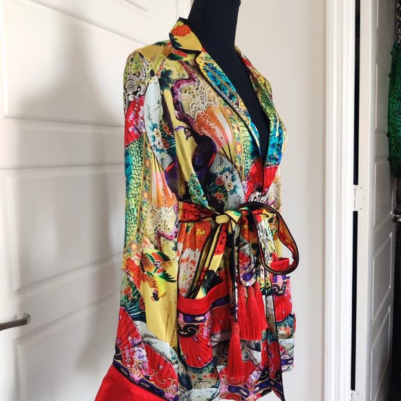 Shahida Parides Japanese inspired print Jacket - Size S - Picture 5 of 7